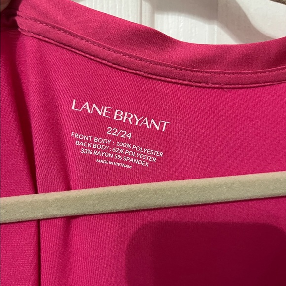 Lane Bryant Satin-y V-Neck Blouse - 22/24 - Picture 2 of 4